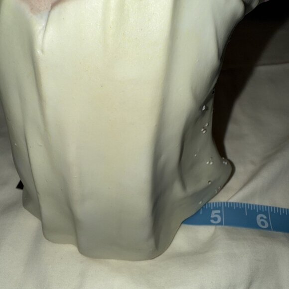 Antique Bisque Flute Baby Statue Porcelain Conta Boehme 8x5” BROKEN PINKY FINGER - Picture 4 of 15